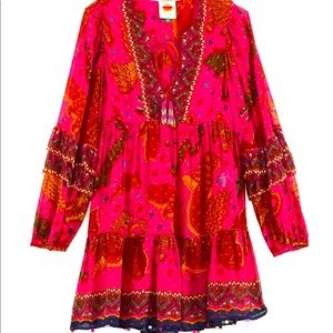Farm Rio tiger sky dress